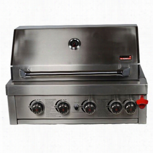 Swiss Grills Bi-460 Built In All 304 Stainless Steel 4 Burner  Gas Grill