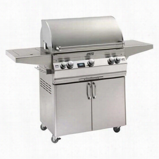 Firemagic A540s-2e1-62 Daybreak A540 Portable Barbecue With Single Isde Burner And R Otisserie Backburner