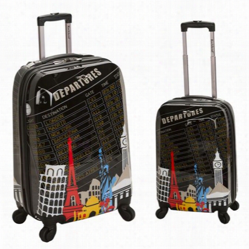 Fox  Luggage F21 2 2 Piece Polycarbonate/abs Upright Luggage Set