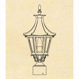 Hanover Lantern B19230 Small Westminster Le 1 Light Outdoor Post Lapm