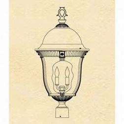 Hanover Lantern B54630 Large Milano 25w Per Socket 4 Light Outdoor Post Lamp