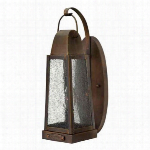 Hinkley Lighting 1770sn Sedgwick Slender 1 Ligt Outdoor Wall Scoce In Sienna