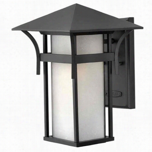 Hinkley Lighting 2574sk-led Harbor Medium 1  Light Led Outdoor Wall Sconce In Satin Black