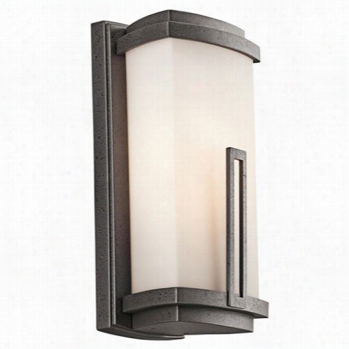 Kichler Lighting 49110avifl Leeds Fpuorescent Outdoor  Wal Lbracket