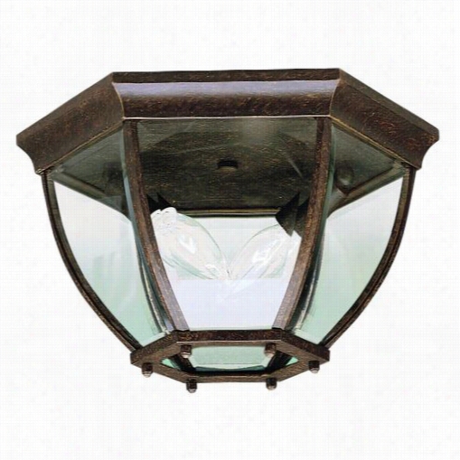 Kihclsr Lighitng 9886tz Townhouse 2 Light Bronze Outdoor C Eiling Flush Mount