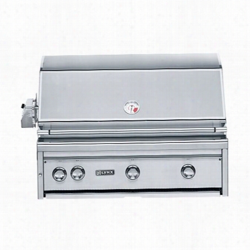 Lynx L36asrng Professional 36"" Nnatural Gas Built  In Grill With Akl Prosear2 Burner And Rotisserie