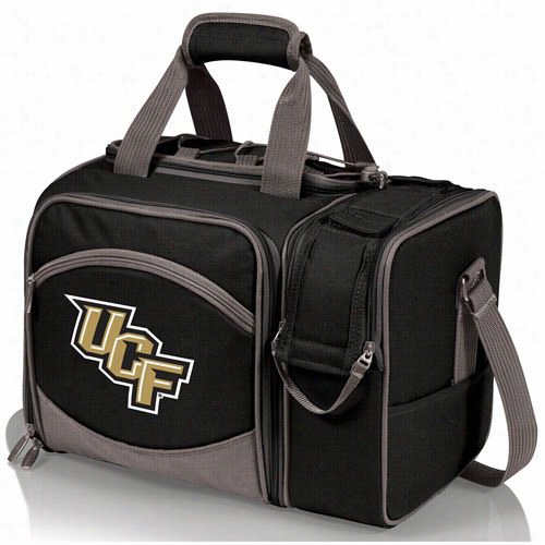 Picnic Time 508-23-175-004-1 Malibu University Of Central Florida Knights Digital Pprint Tote In Black