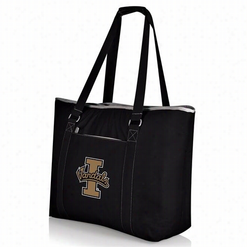 Picnic Time 598-00-175-964-0 Tahoe University Of Idaho Vandals Digital Print Beach Bag In Black