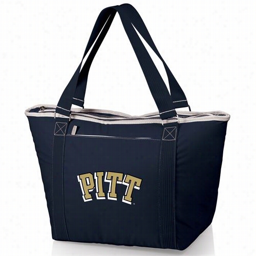 Picnic Time 619-00- 18-504- 0 Topanga U Of Pittsburgh Panthers Digital Print Coolertote In Navy