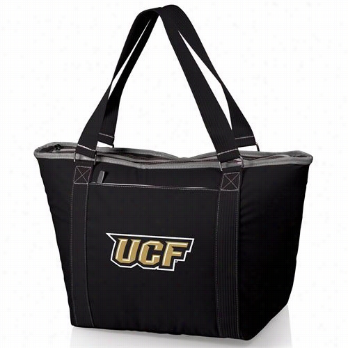 Picnic Time 619-00-175-002-1 Topanga University  Of Central Florida Knights Embroidered Cooler Tote In Black