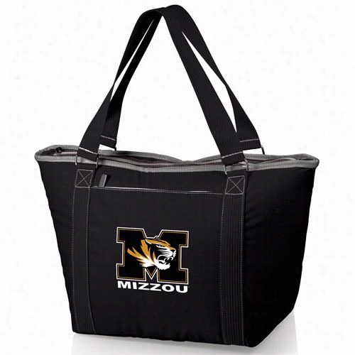 Picnic Time 619-00175-394-0 Topanga U Of Missouri Tigers Digital Print Cooler Tote In Black