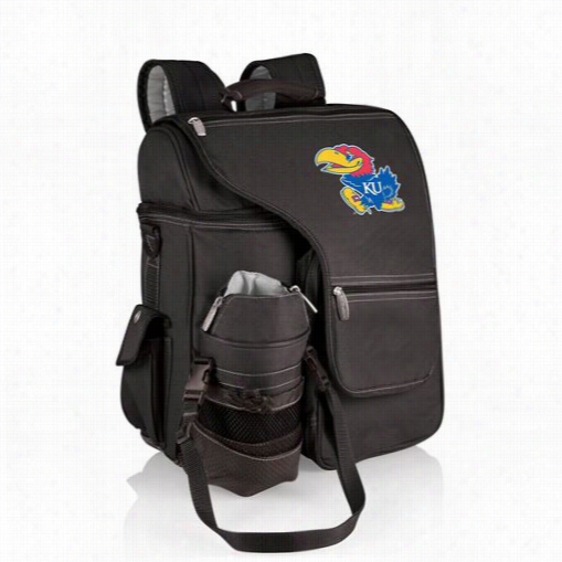 Picnic Time 641-00-175-244-0 Turismo Seminary Of Learning  Of Ksaas Jay Hawks Digital Print Backpack I Black