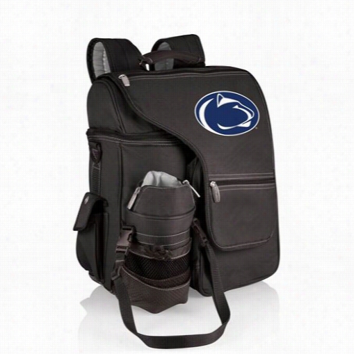 Picnic Time 641-00-175-494-0 Turismo Penn State Nittany Lionns Digital Print Backpack In Black