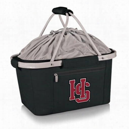 Picnic Time 645-00-175-0 94-1 Metro Hampden-sydney College Tigers Digital Print Bbasket In Blac K