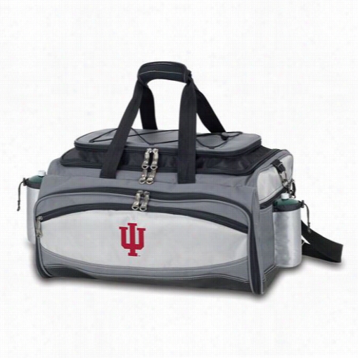 Picinc Time 7770-00-175-674-0 Vulcan Indiana U Hoosiers Digital Print Basket In Black