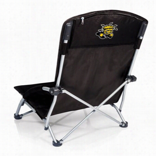 Pinic Time 792-00-175-014-1 Tranq Uility Wichita State University Shockers Dig Ital Print Chair In Black