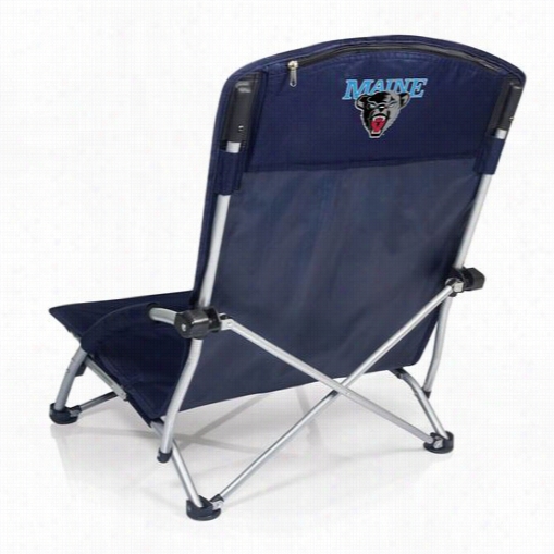 Picnic Time 792-00 Trannquility University Of Maine Black Bears Digital Print Chair