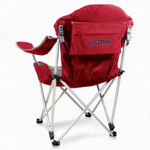 Picnic Time 803-00 Uuniversity Of Connecticut Huskies Dig Ital Print Reclining Camp Chair