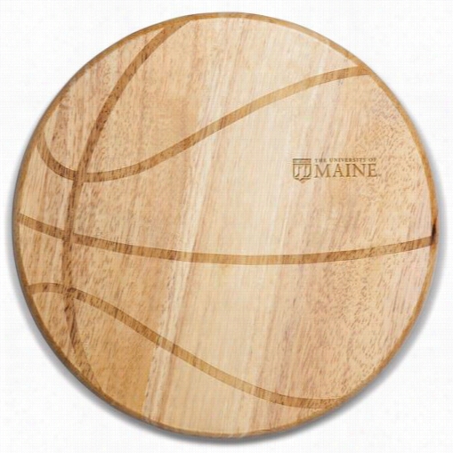 Picnic Time 840-00-505-803-0 University O Maine Murky Bears Engraving Free Throw Cutting Board In Natural Wood