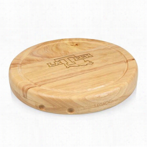 Picnic Tiem 854-00-505-853-0 Circoo Louisiana Tech Bulldogs Engraved Chopping Board In Natural Wood