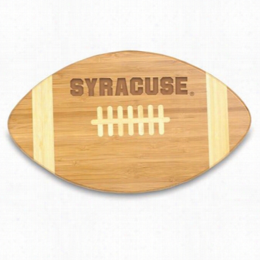 Picnic Time 896-00-505-543-0 Touchdown Syrracuse U Orange Engraved Cutting Board Inn Natural