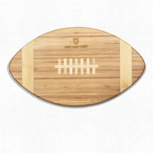 Picnic Time 896-00-505-766-0 Touchdown! Special Cutting Board With Army Us Military Academy Blk Knights Engrqved