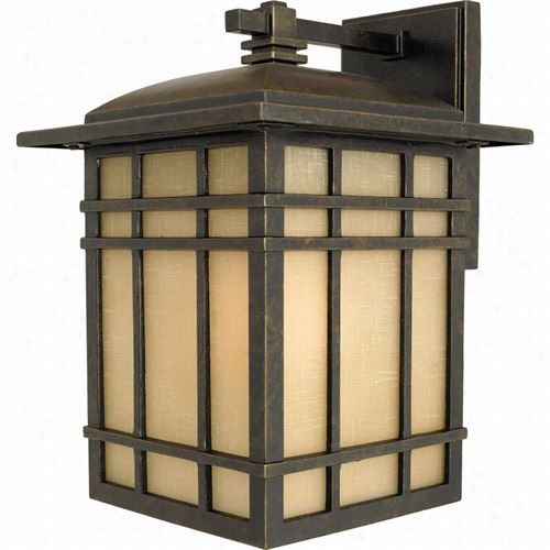 Quoizel Hc8409ib Hillcrest 1 Light Large Outdoor Wall Scoonce In Imperial Bronze