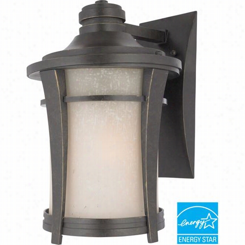 Quoizel Hy8409ibfl Harmony 9"" 1 Light Enery Star Outdoor Wall Sconce In Imperial Bronze