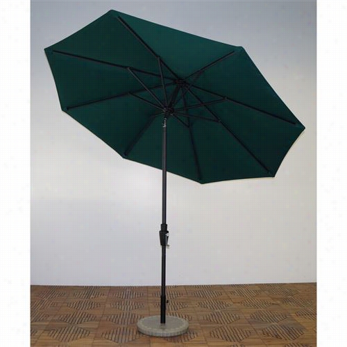 Shade Trends Um9 9' X 8 Rib Premium Markte Umbrella With 360 Auto Tilt Crank Lift