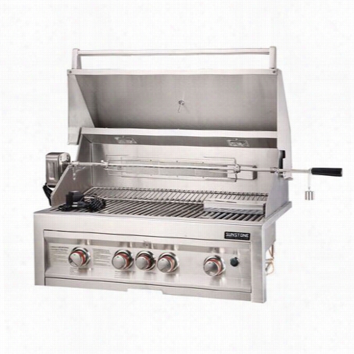 Sunstone Grills Sun4b-ir Infrared 4 Burner 34"" Built-in Gas Grill