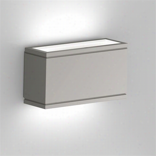 Wac Lightnig Ws-w2510 Rubix 30w 1 Light Rectangle Outdoor Led Wallsconce