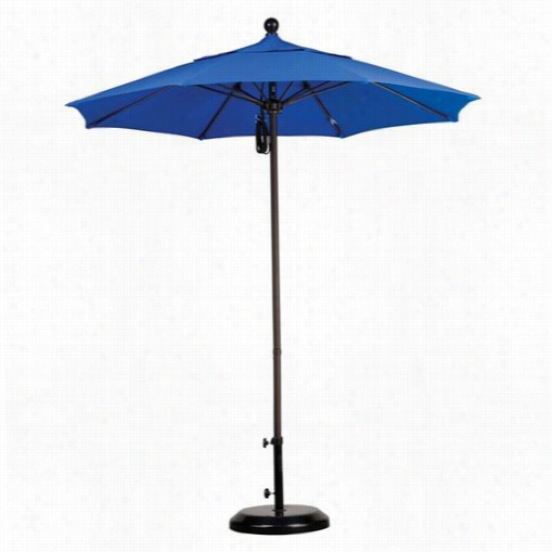 C Alifornia Umbrella Alto758 7.5"" Fiberglass Po Double Wind Vent Market Umbrella