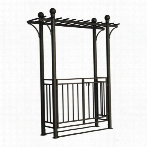 Dc America  Pgar508-mbrt Oscana Gate Arbor With Pergola Title Top