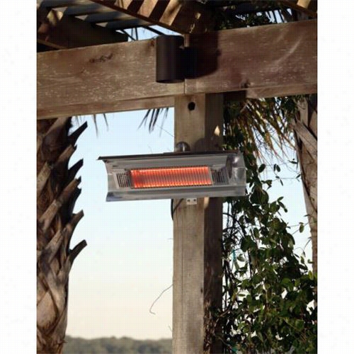 Fire Sense 02110 Stainless Steel Wall Mounted Infrared Patio Heater