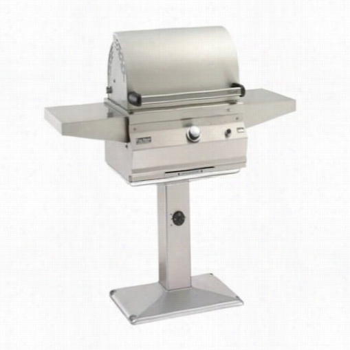 Firemagic 21-s1a1n-p6 Delu Xe Patio Post Mount Grill Barbecue With All Infrared Burners