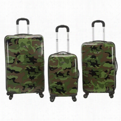 Fox Luggage F159 3 Piece Sacari Polycarbonate/abs Upright Set