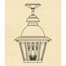 Hanover Lantern B51421c Medium Osutb End Copper Dome 25w Per Socket 3 Light Out Door Flush Mount