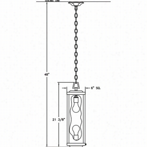 Hanover Lantern B790 Medium Gemini 60w Per Odket 2 Light Exterior Hanging Lajternn