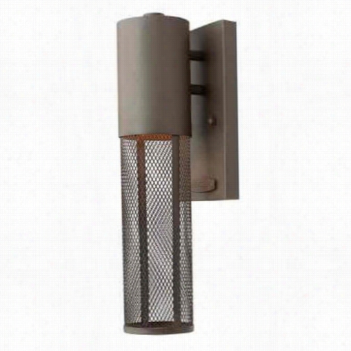 Hink Ley Lighting 2306kz-led  Ar Ia Mini 1 Light Led Outdoor Wall  Sconce In Buckeye Bronze