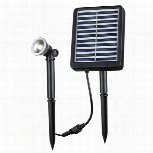 Kenroy Home 60500 Seriously Solar 1 Light Led Landscape Spotlight In Blqck