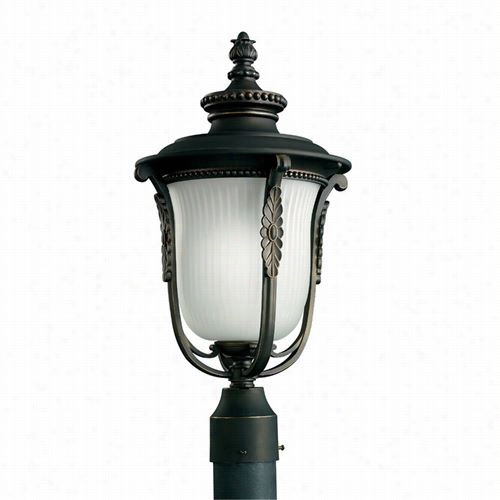 Kichler Lighting 11035rz Luverne Fluorescent Outdoor Post Moun