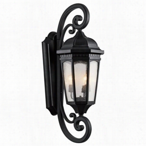 Kichler Lighting 9060 Courtyard 40-1/4"" 3 Light Outdoor Wall Sconce