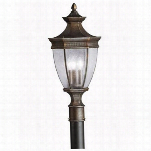 Kichler Lighting 9898tz Warrington 3 Light Outdoor Post Mo Unt In Tannery Bronze