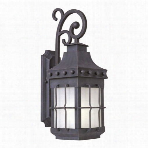 Maxim Lighting 86084fscf Nantucket Ee 23"&uot;h 1 Light Outdoor Wal Llantern In Country Forge