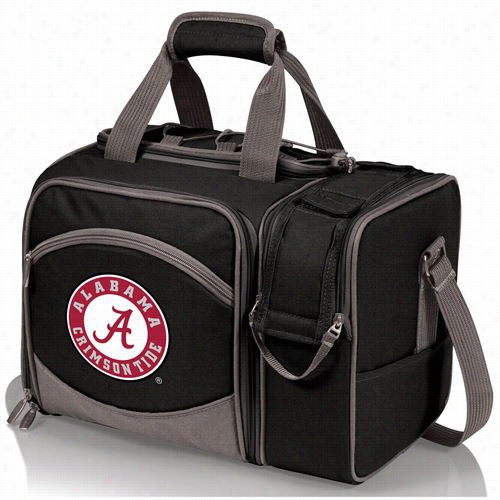 Picnic Time 55-8-23-175-004-0 Malibu Uinversity Of Alabama Crimson Tide Digital Print Tote In Lack