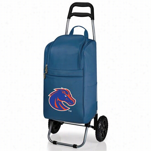 Picnic Time 545-00-138-704-0 Boise State University Broncoss Diigital Pri Nt Cart Cooler In Navy