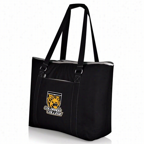 Picnc Time 598-00-175-774-0 Tahoe Colorado Co Llege Tigers Digital Print Cooler Tote In Black