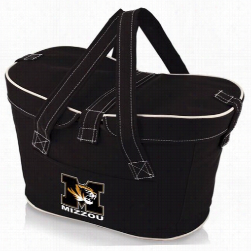 Picnic Time 599-00-179-394-0 Mercado Univesrity Ofm Issouri Tigers /mizzou Digial Pint Basket In Black