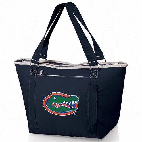 Picnic Time 69-00-138-164-0 Topanga U Of Florida Gators Digital Print Cooler Tote In Navy