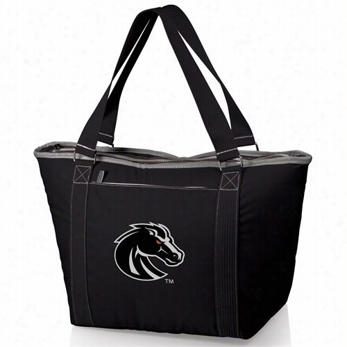 Picnic Time 619-00-175-704-0 Topanga Boise State University Broncos Digital Rint Cooler Tote In Black